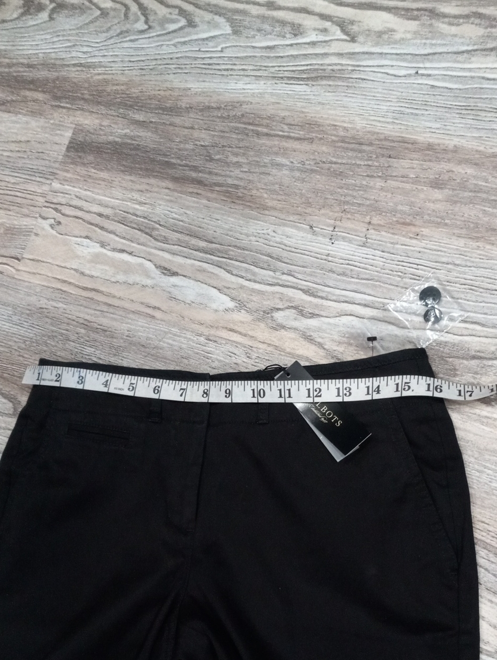 Talbots Black Cropped Straight-Leg Women's Pants - Picture 11 of 15